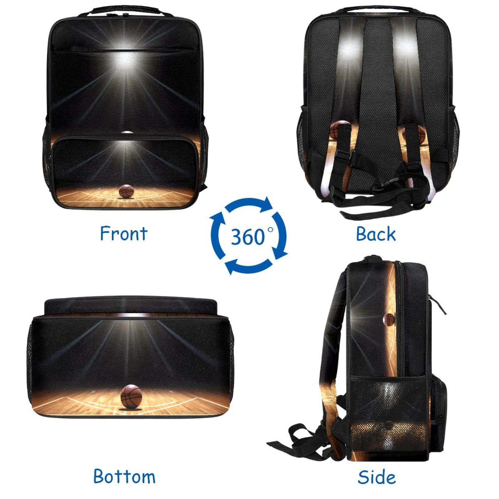 Men's & Women's Travel Backpack - Durable & Stylish for Basketball, Wooden Cricket Field & Outdoor Adventures | Perfect for Hiking, Gym & Daily Commute