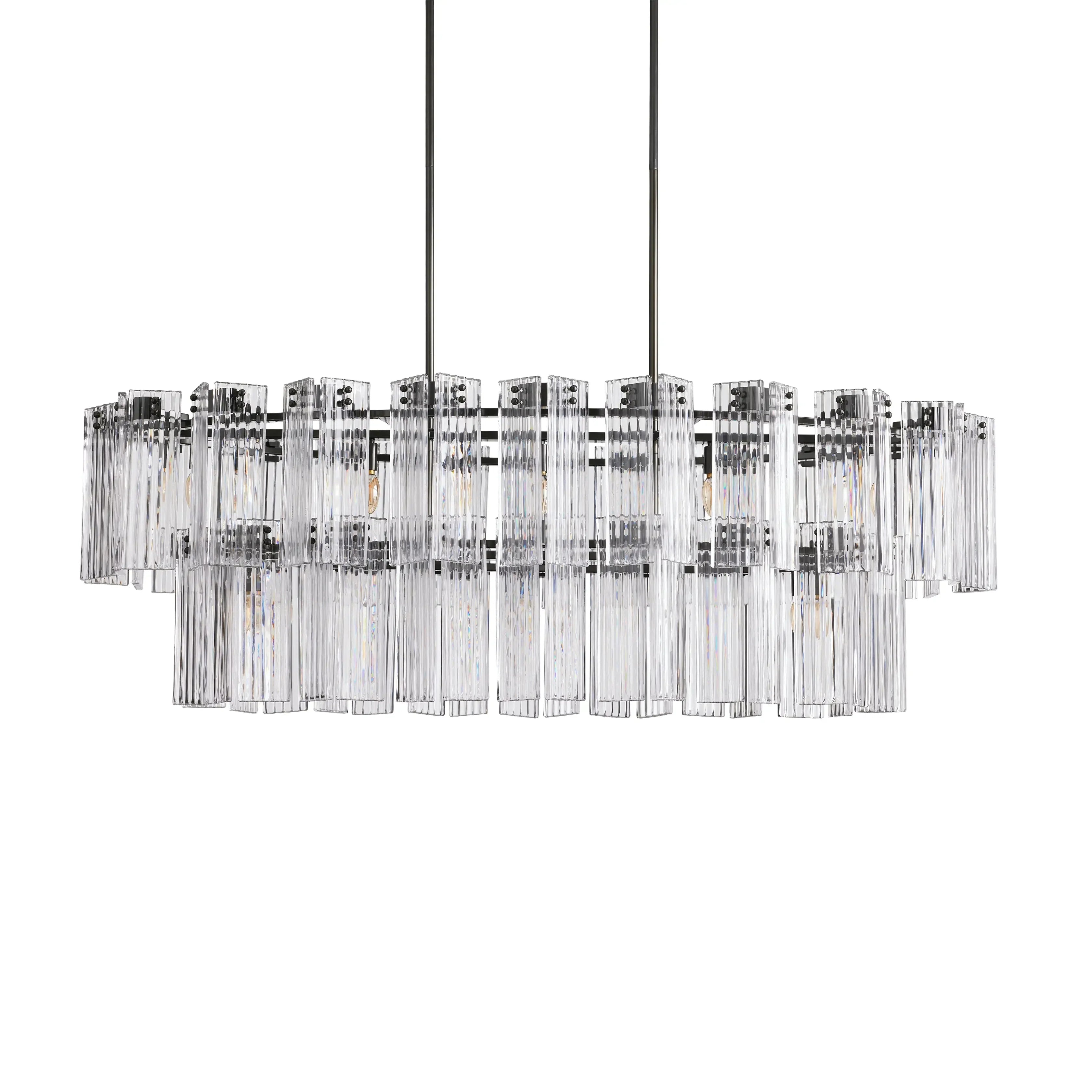 Delsie Oval Crystal Chandelier - 51