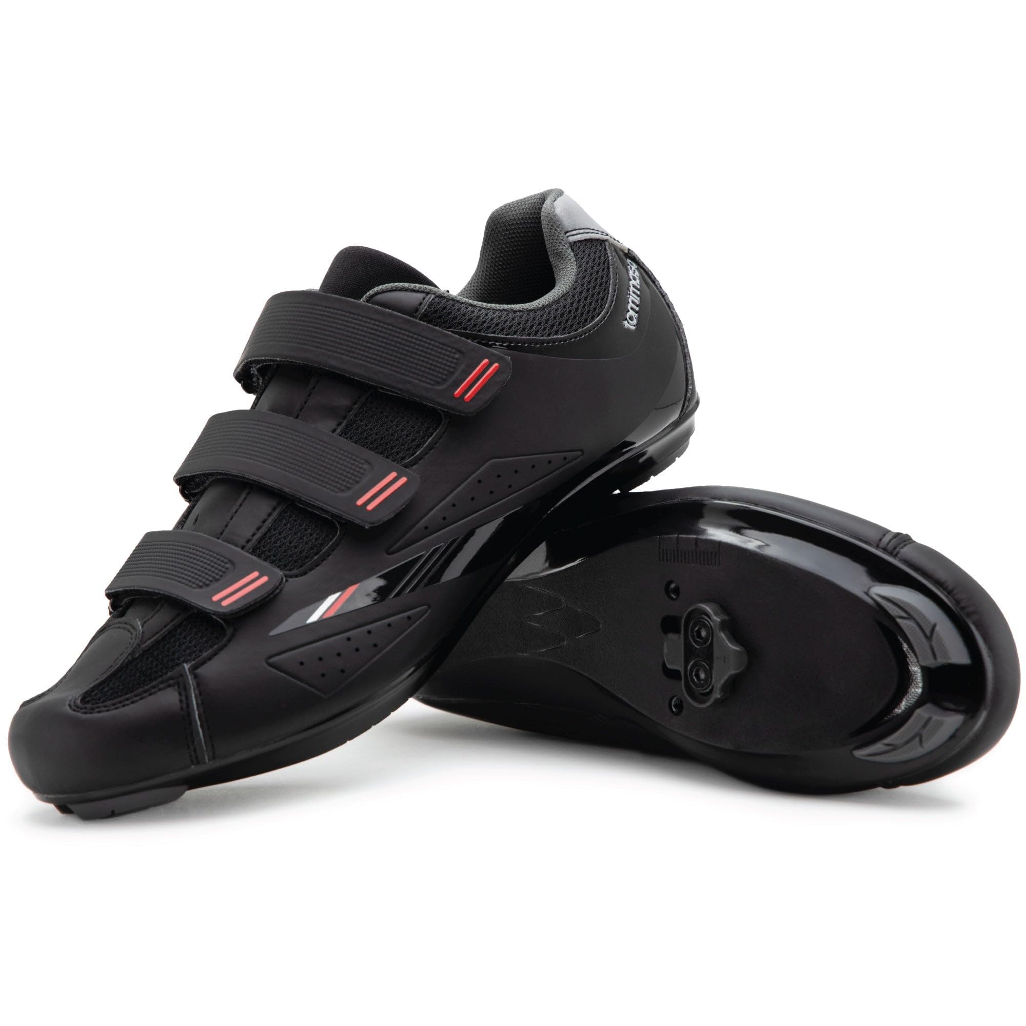 Tommaso Strada Peloton Cycling Shoes for Men - SPD Indoor & Road Bike Shoes with Delta Clips - Comfortable Spin Shoes for Peloton Workouts - Perfect for Indoor Cycling Classes, Gym Training & Road Biking