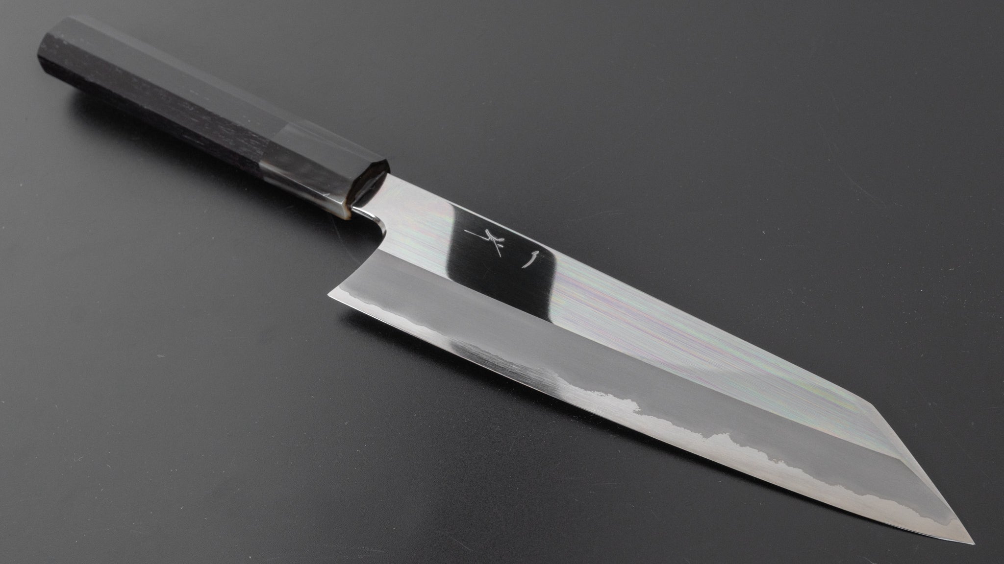 Hitohira Togashi White #1 Stainless Clad Kiritsuke Gyuto 210mm Japanese Chef Knife - Blackwood Handle, Mirror Polished - Perfect for Sushi, Sashimi & Precision Cutting