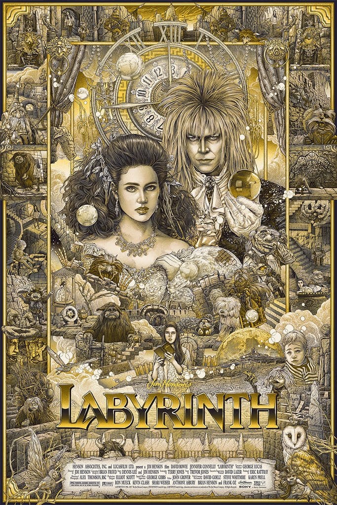 Labyrinth Art Print Poster by Ise Ananphada - Fantasy Wall Decor for Bedroom, Living Room & Office