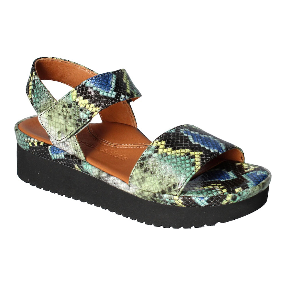 Abrilla Women's Comfortable Sandals - Green, Blue, Black & Multi Color Options | Perfect for Beach, Pool & Summer Outfits