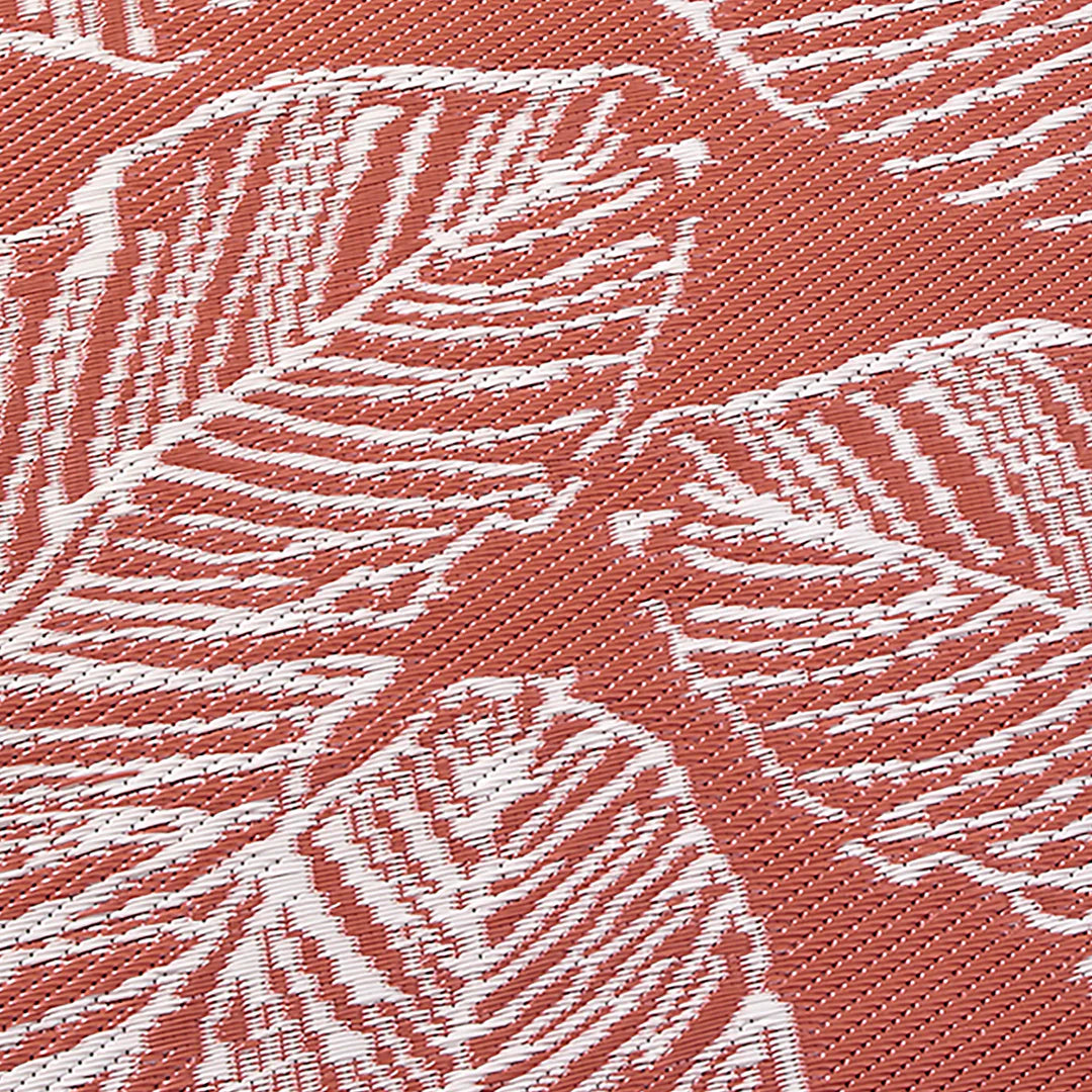 Fusion Matteo Outdoor Rug in Terracotta - Waterproof & Durable for Patio, Deck, Garden - Perfect for Backyard, Poolside & Outdoor Entertaining