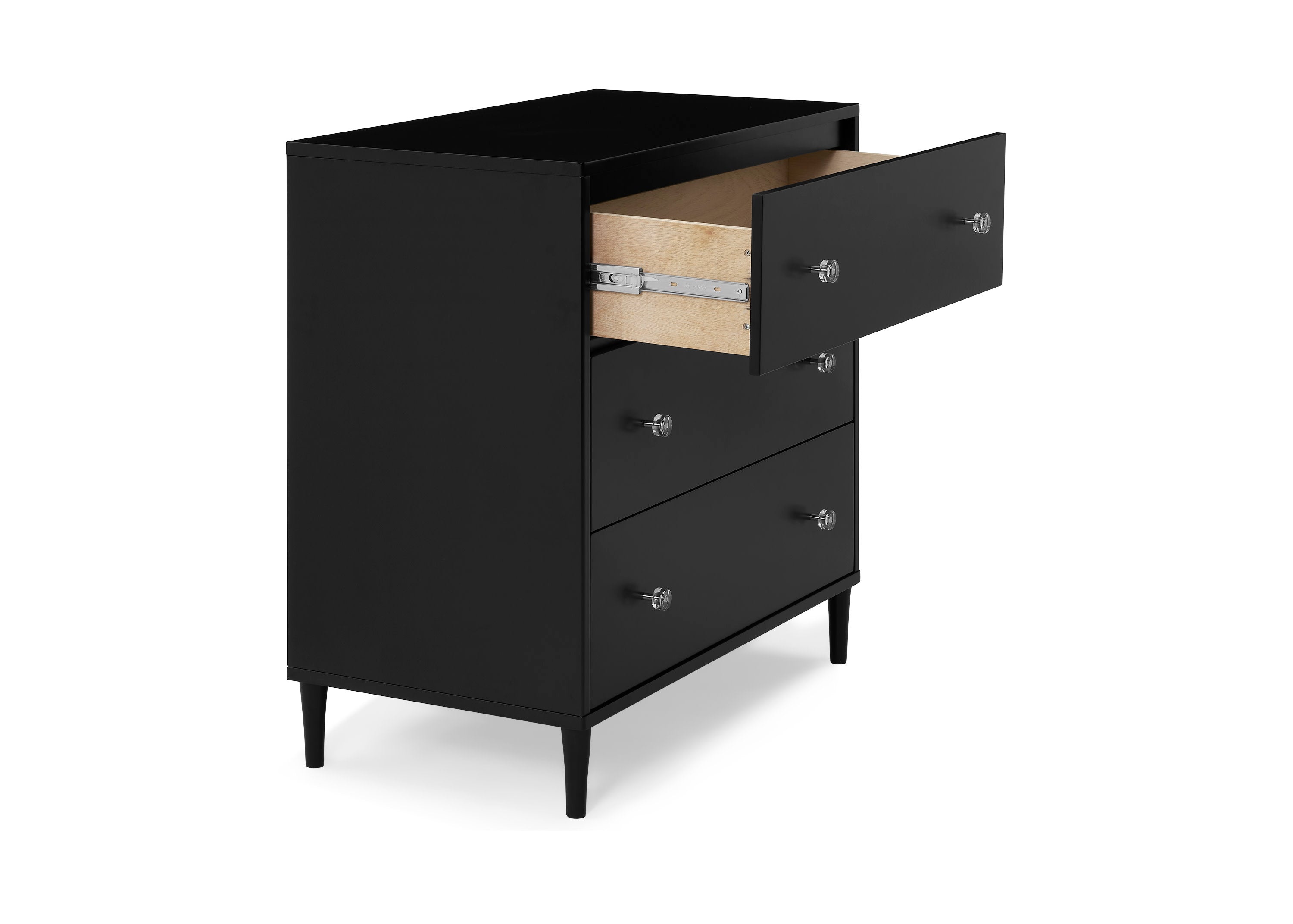 Bowie 3 Drawer Dresser with Changing Top & Interlocking Drawers - Nursery Baby Changing Table & Bedroom Storage Solution
