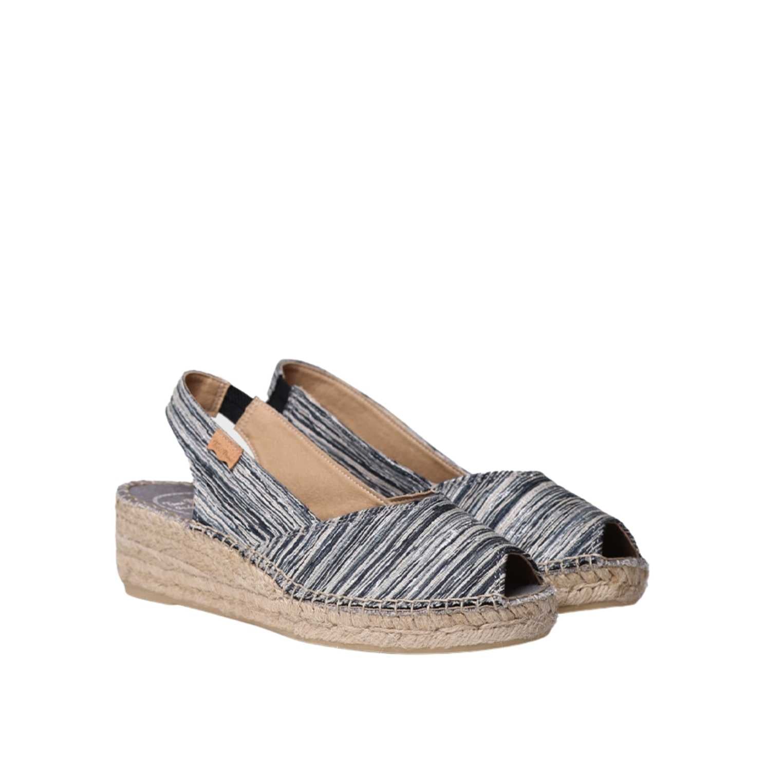 Women's Multicolor Fabric Espadrilles - Beri RG | Comfortable Summer Casual Shoes for Beach, Walking & Outdoor Activities