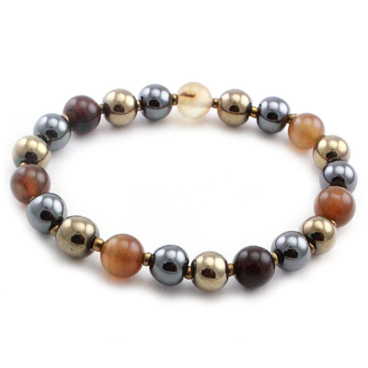 Mix Bead Bracelet for Women - Handmade Boho Chic Adjustable Beaded Bracelet Set - Perfect for Layering, Stacking, and Everyday Wear