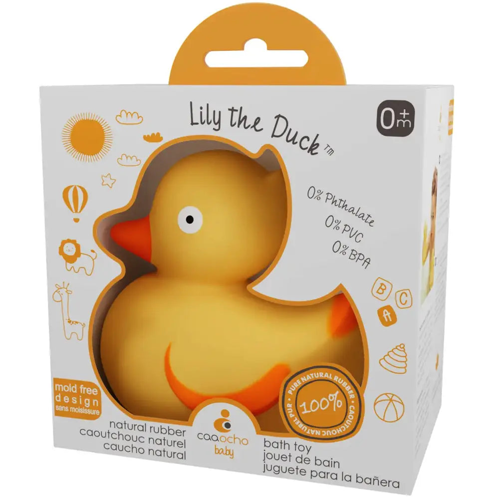 Caaocho Ocean Lily The Duck - Adorable Duck Plush Toy for Kids, Perfect Gift for Birthdays & Holidays | Cute Stuffed Animal for Nursery Decor, Baby Shower & Playtime