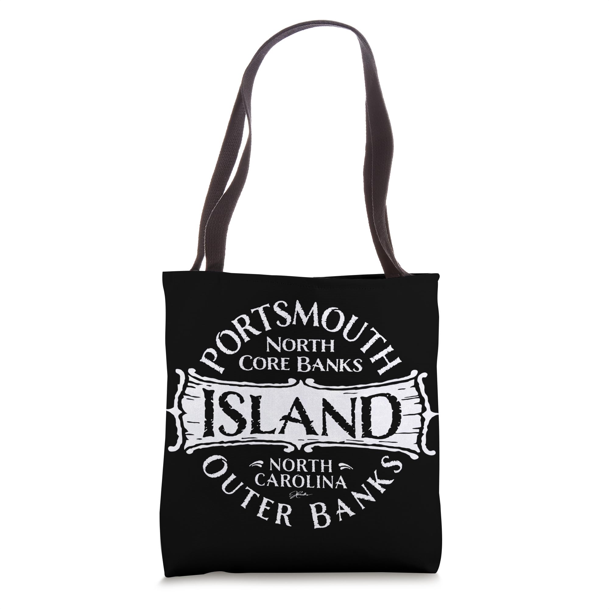 JCombs: Portsmouth Island, North Carolina Tote Bag - Durable Canvas Beach Bag for Travel, Shopping & Outdoor Adventures