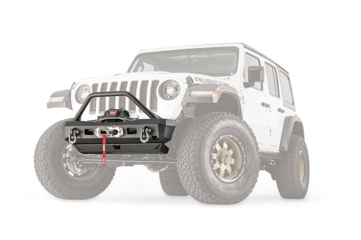 2023 Jeep Gladiator (JT) Elite Series Stubby Bumper - Heavy Duty Off-Road Front Bumper for Jeep Wrangler & Gladiator - Perfect for Rock Crawling, Overlanding & Trail Adventures