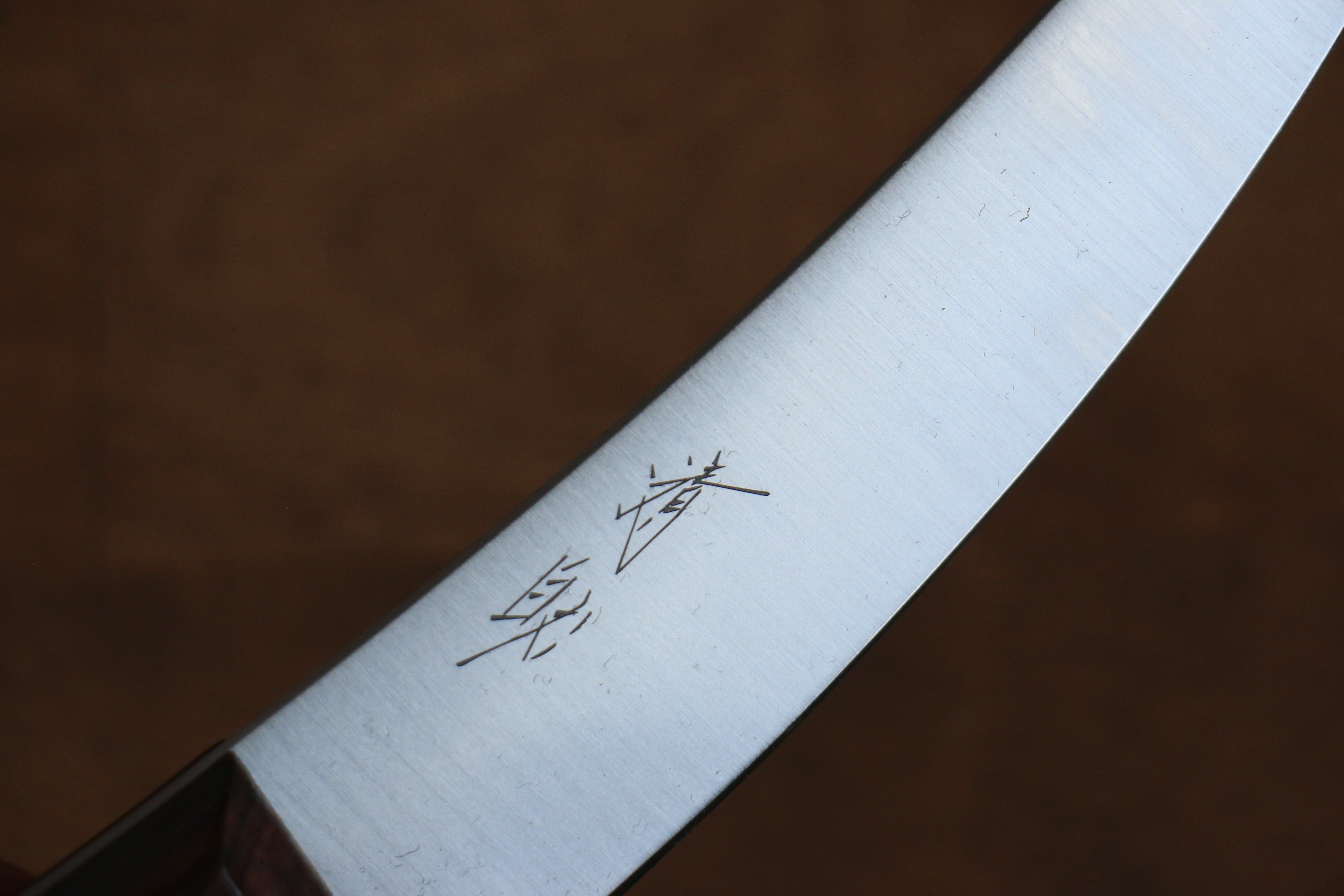 Premium Japanese Steel Butcher Knife 150mm - Handcrafted Shitan Handle - Professional Chef Knife for Meat Cutting, Sushi & Kitchen Use