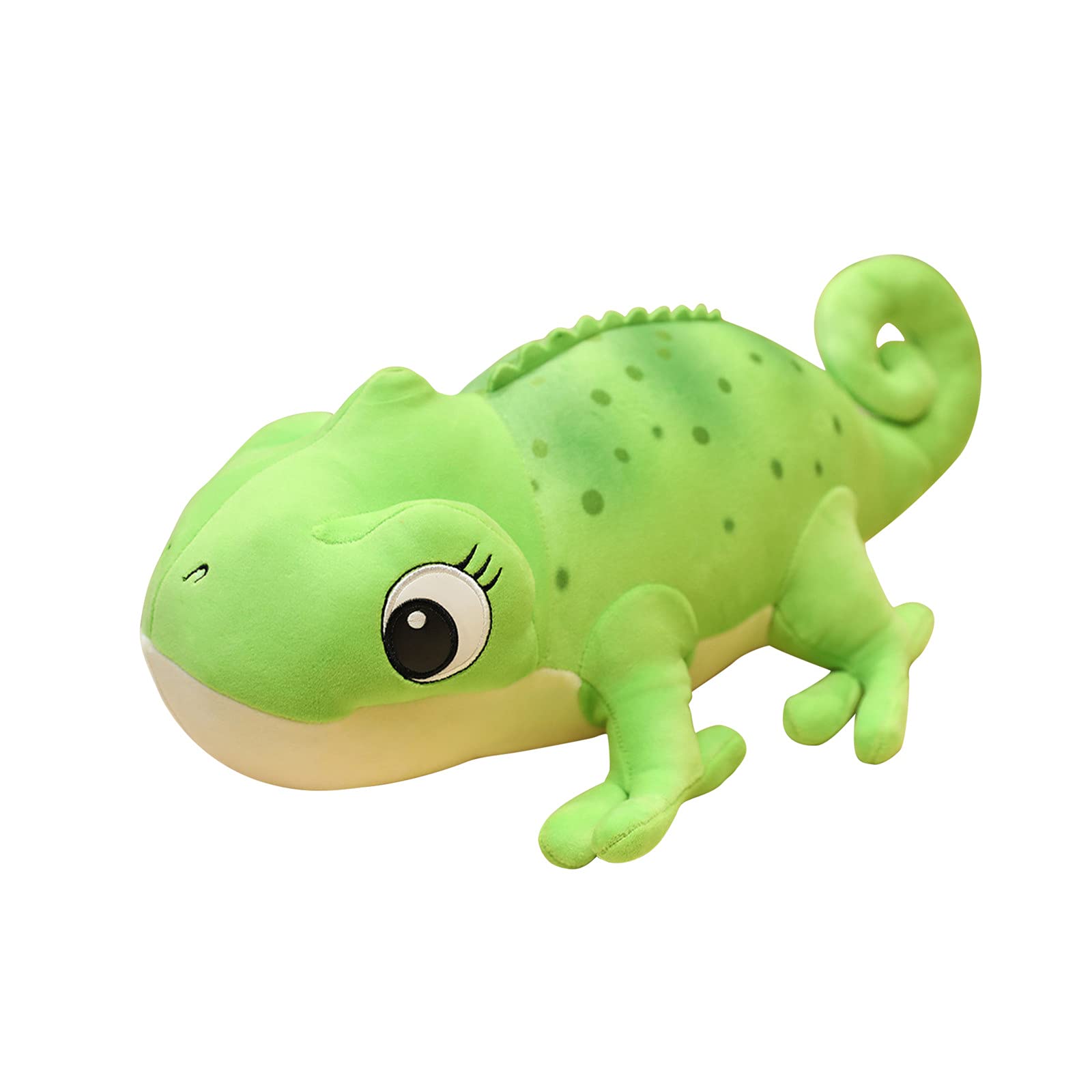 Adorable Chameleon Plush Toy - Soft Stuffed Animal for Kids, Babies & Adults - Perfect Birthday Gift (Green, 11.8 Inch) - Great for Nursery Decor, Cuddling & Collectible Display