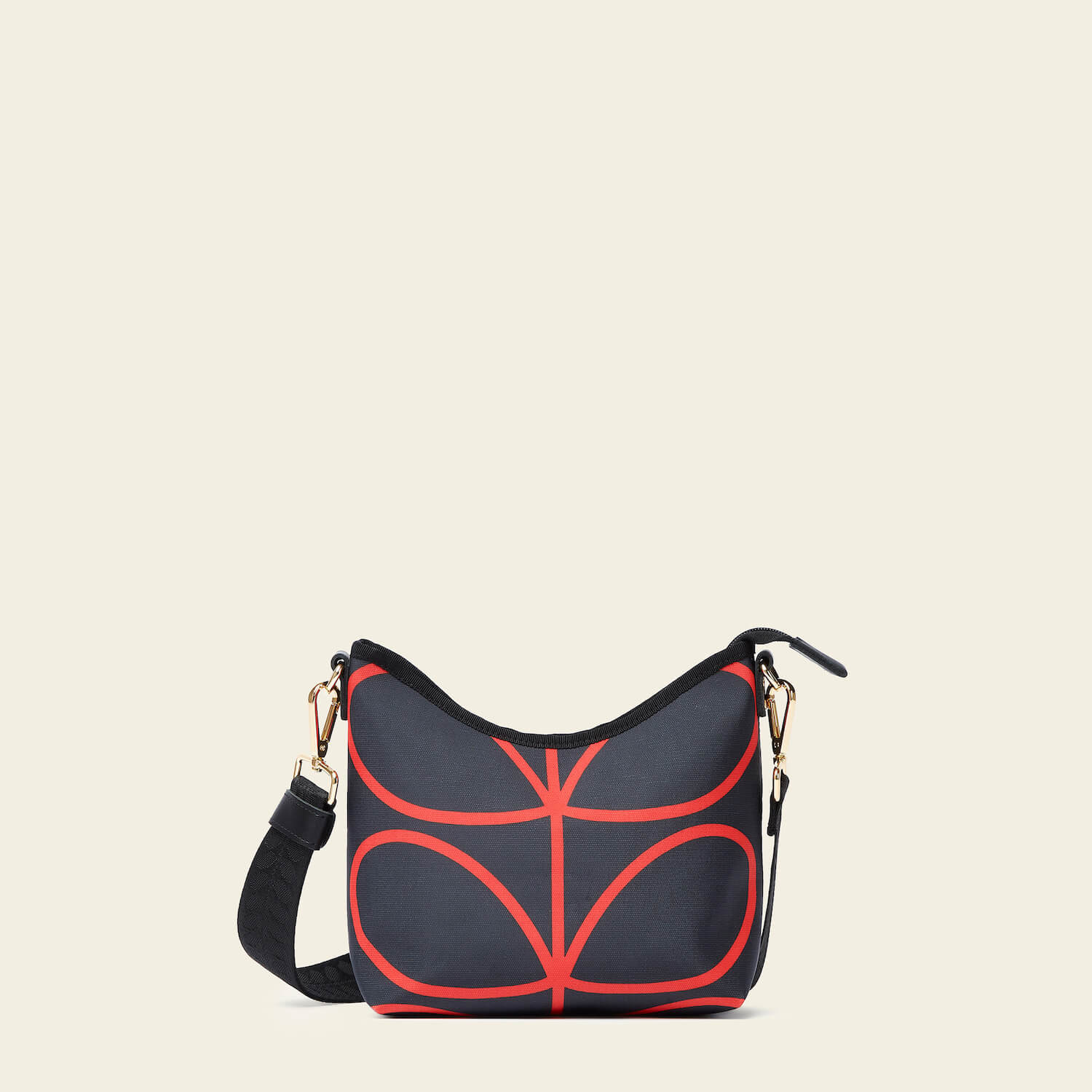Carrymin Crossbody Bag Linear Stem Navy - Stylish & Lightweight Shoulder Purse for Women, Perfect for Travel, Shopping & Everyday Use