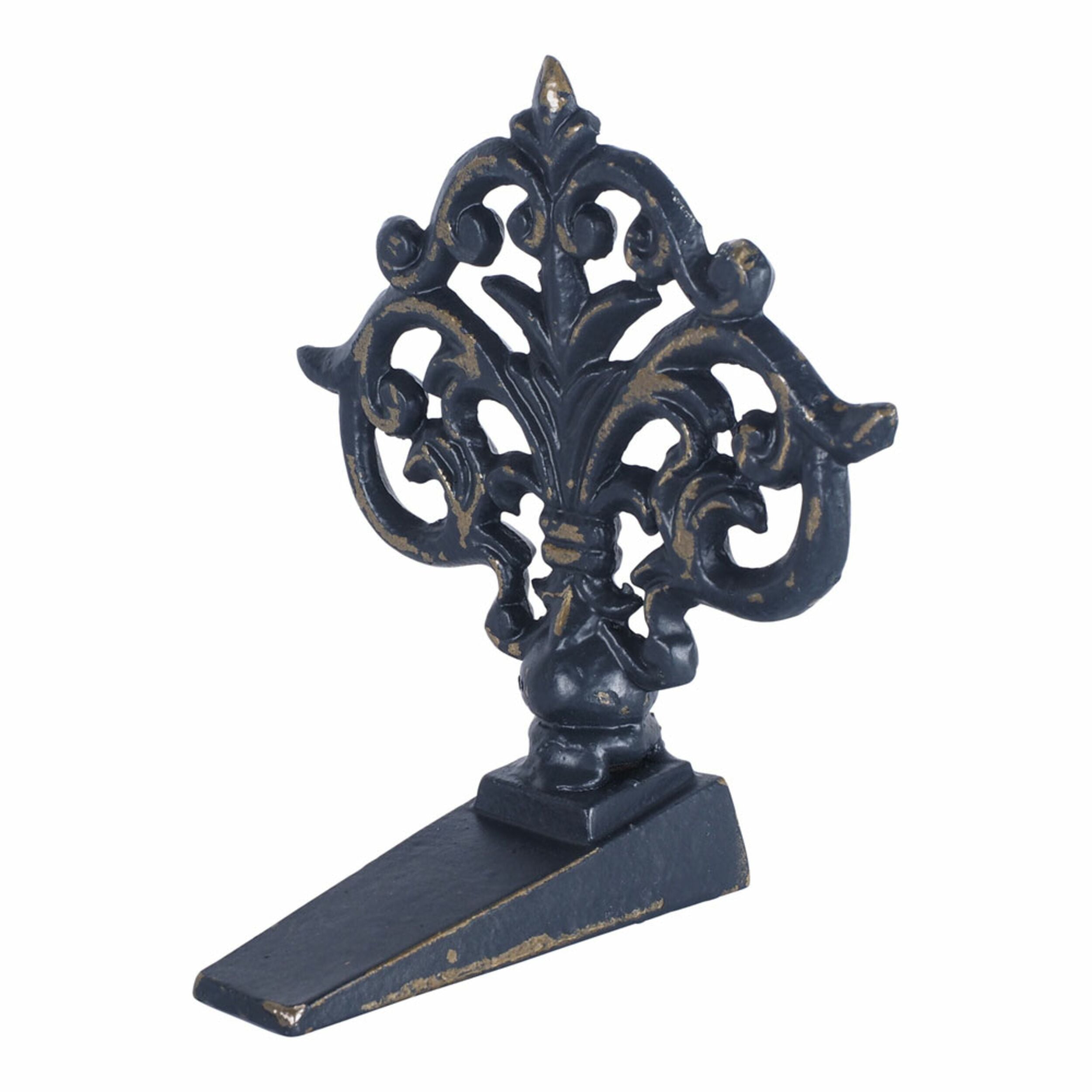 Vintage Art Nouveau Style Decorative Door Stopper - 7x6.5x5cm Heavy Duty Door Wedge for Home, Office & Garden Use