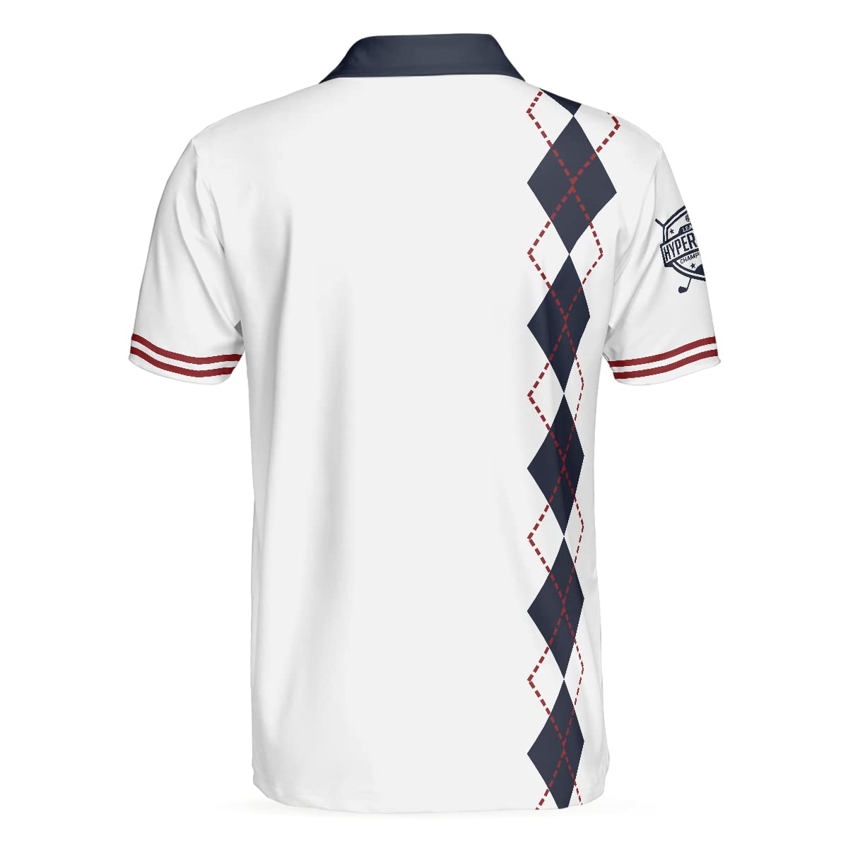HYPERFAVOR Men's Cool & Sporty Golf Polo Shirt - Short Sleeve Moisture Wicking Performance Top - Weapons of Grass Destruction Design - Perfect for Golf Courses, Casual Wear & Outdoor Activities