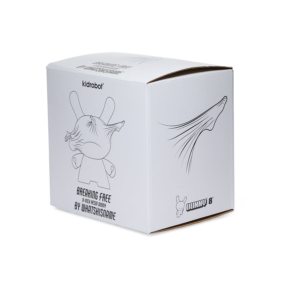Breaking Free 8 Inch Resin Dunny Art Toy by WHATSHISNAME - Limited Edition Collectible for Home Decor & Urban Art Displays