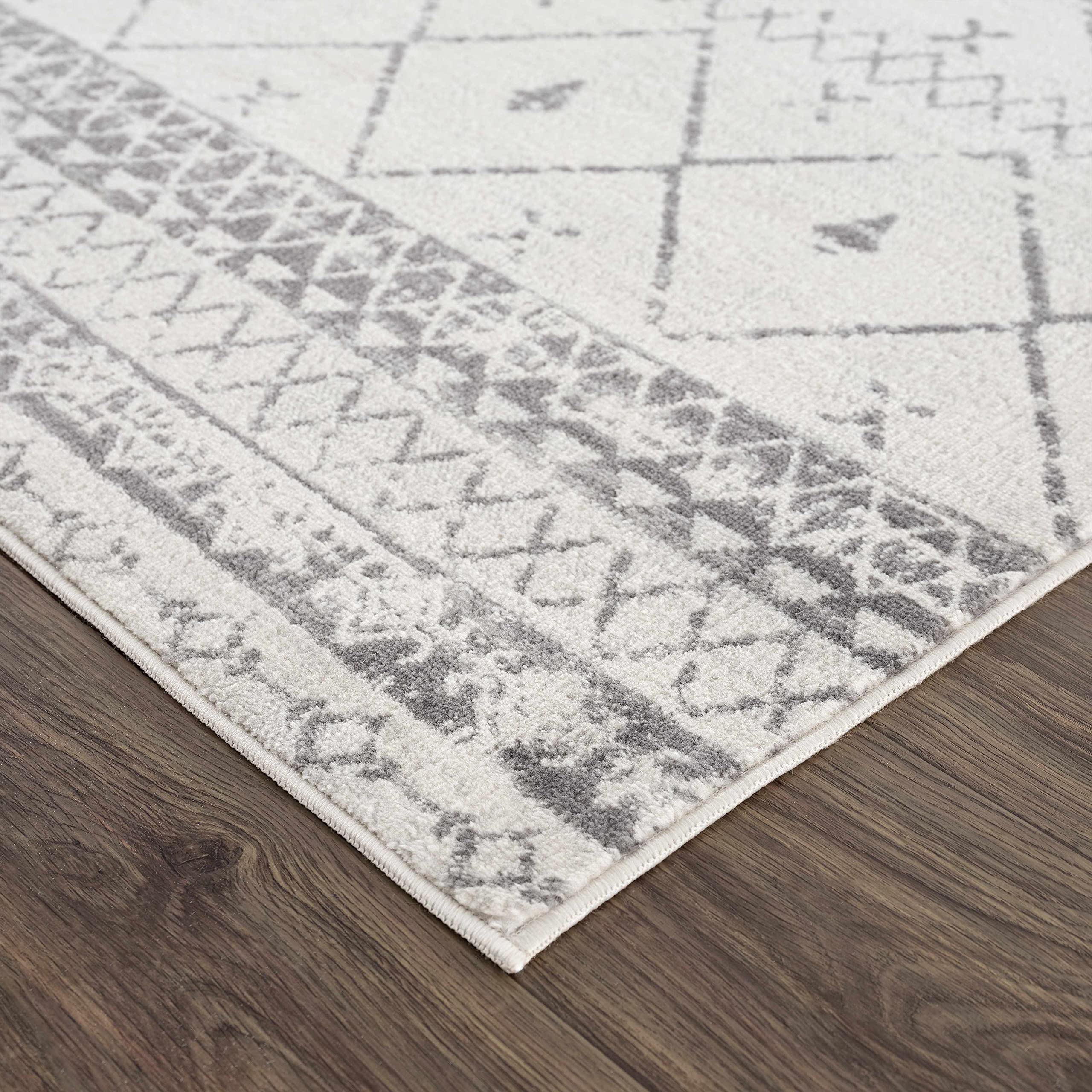 Hauteloom Newville Soft Modern Area Rug for Living Room & Bedroom - 6'7