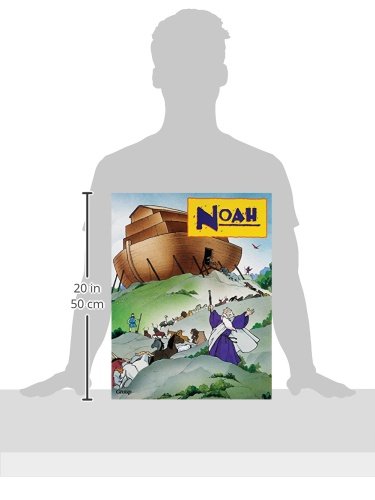 Noah's Ark Bible Story Big Book - Large Print Christian Children's Book for Sunday School & Homeschooling | Religious Education & Family Storytime