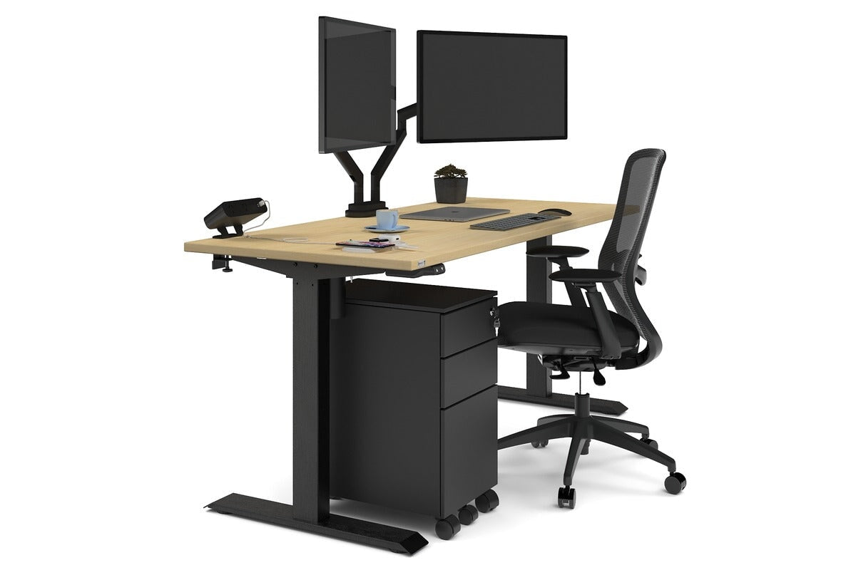 Height Adjustable Desk 1600L x 700W - Ergonomic Standing Desk for Home & Office - Perfect for Work, Study & Gaming