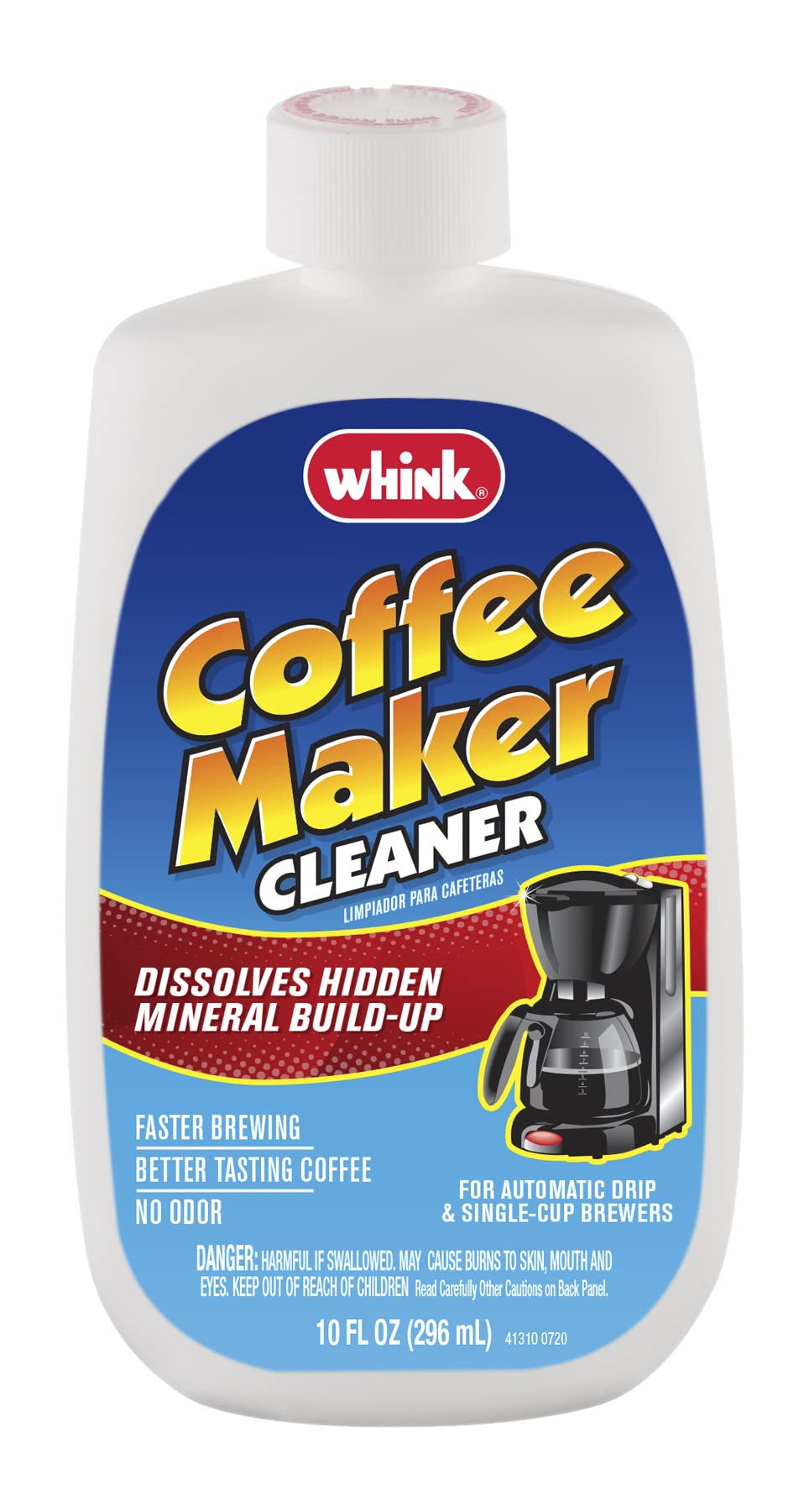 30281 Coffee Maker Cleaner - 10 oz Descaler & Cleaning Solution for Keurig, Nespresso, Drip Coffee Makers - Removes Limescale & Mineral Buildup - Safe for All Coffee Machines - Perfect for Home & Office Use