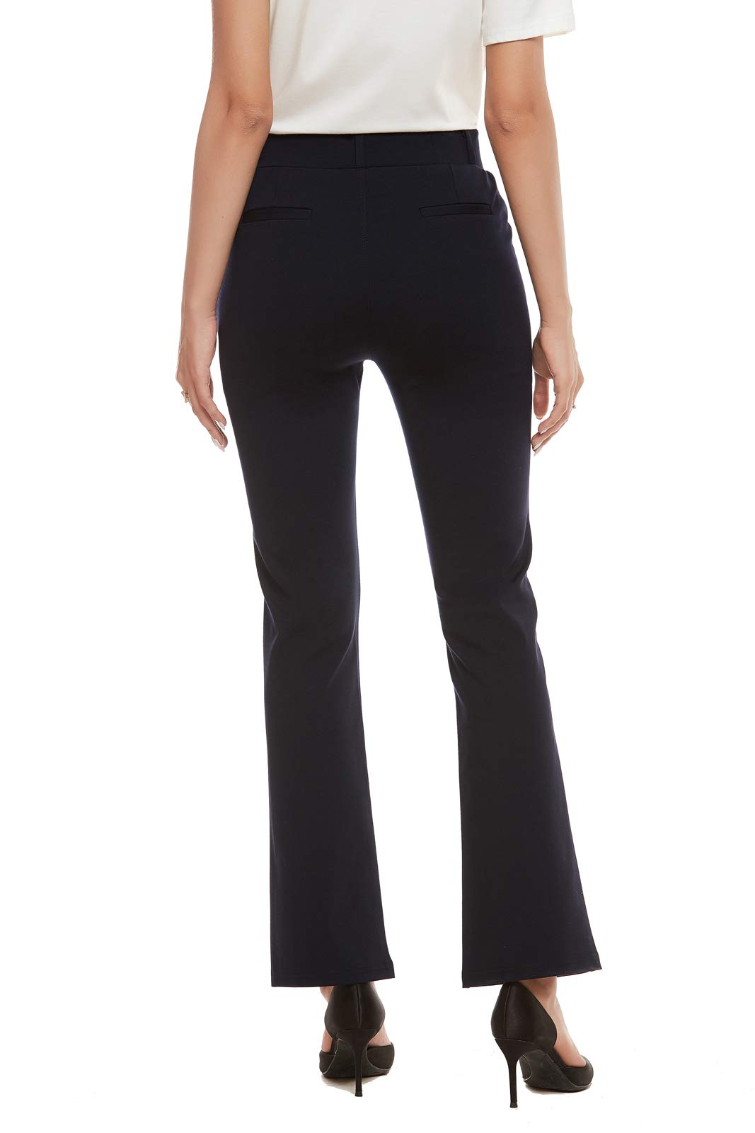 Women's Stretch Bootcut Dress Pants - Pull On for Work & Travel