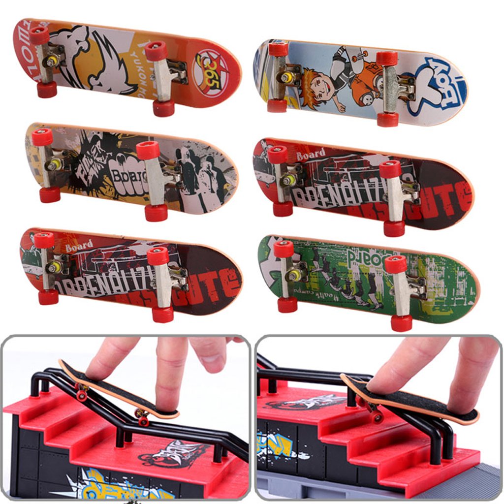 Tech Deck Fingerboard Skate Park Kit - Ramp & Handrail for Ultimate Training & Indoor Play