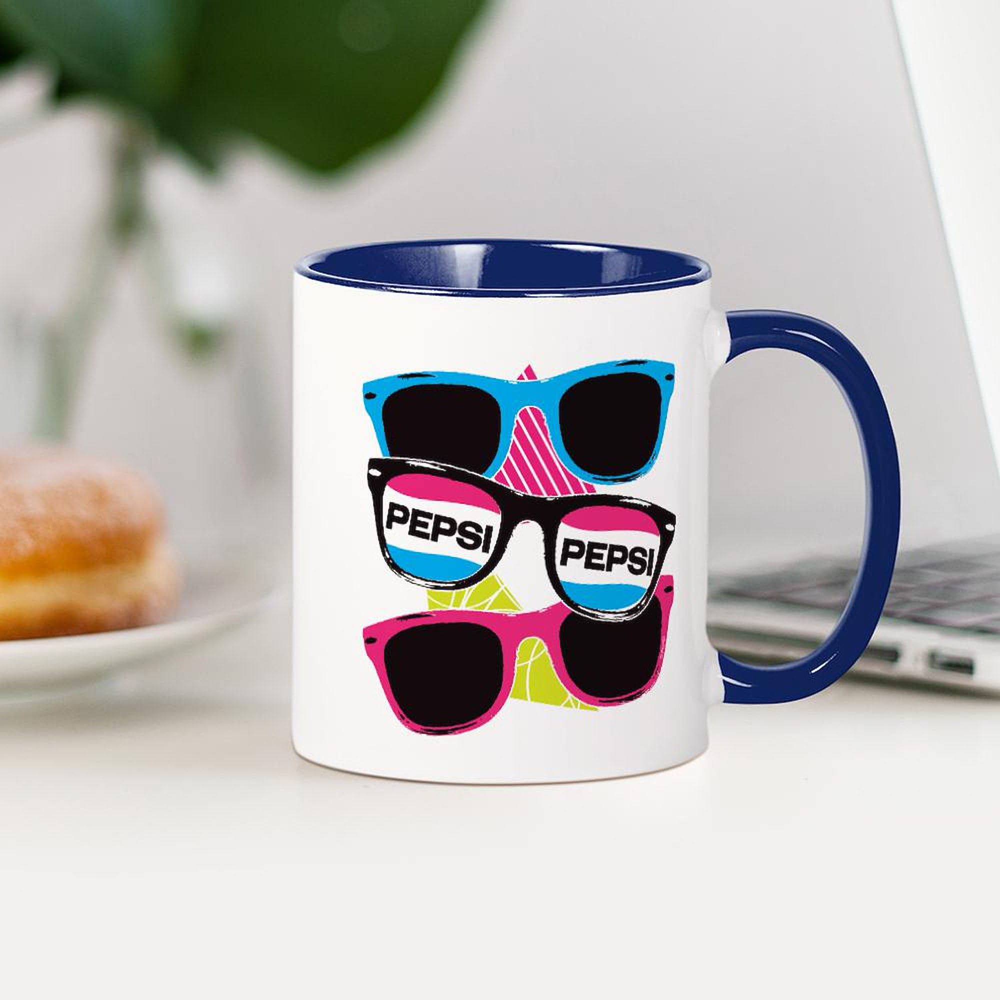 Pepsi Ceramic Coffee Mug 11 oz (325 ml) - Durable & Stylish Drinkware for Hot & Cold Beverages - Perfect for Home, Office, or Gift Giving