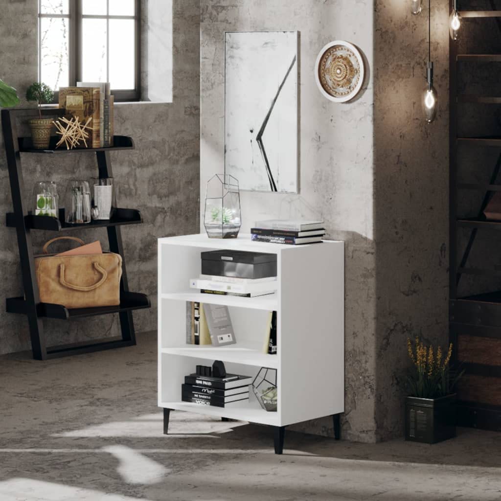 White Wooden Sideboard Cabinet - 22.4