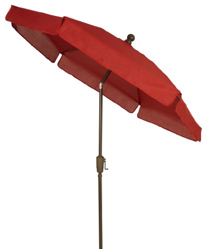 Red with Champagne Bronze Pole