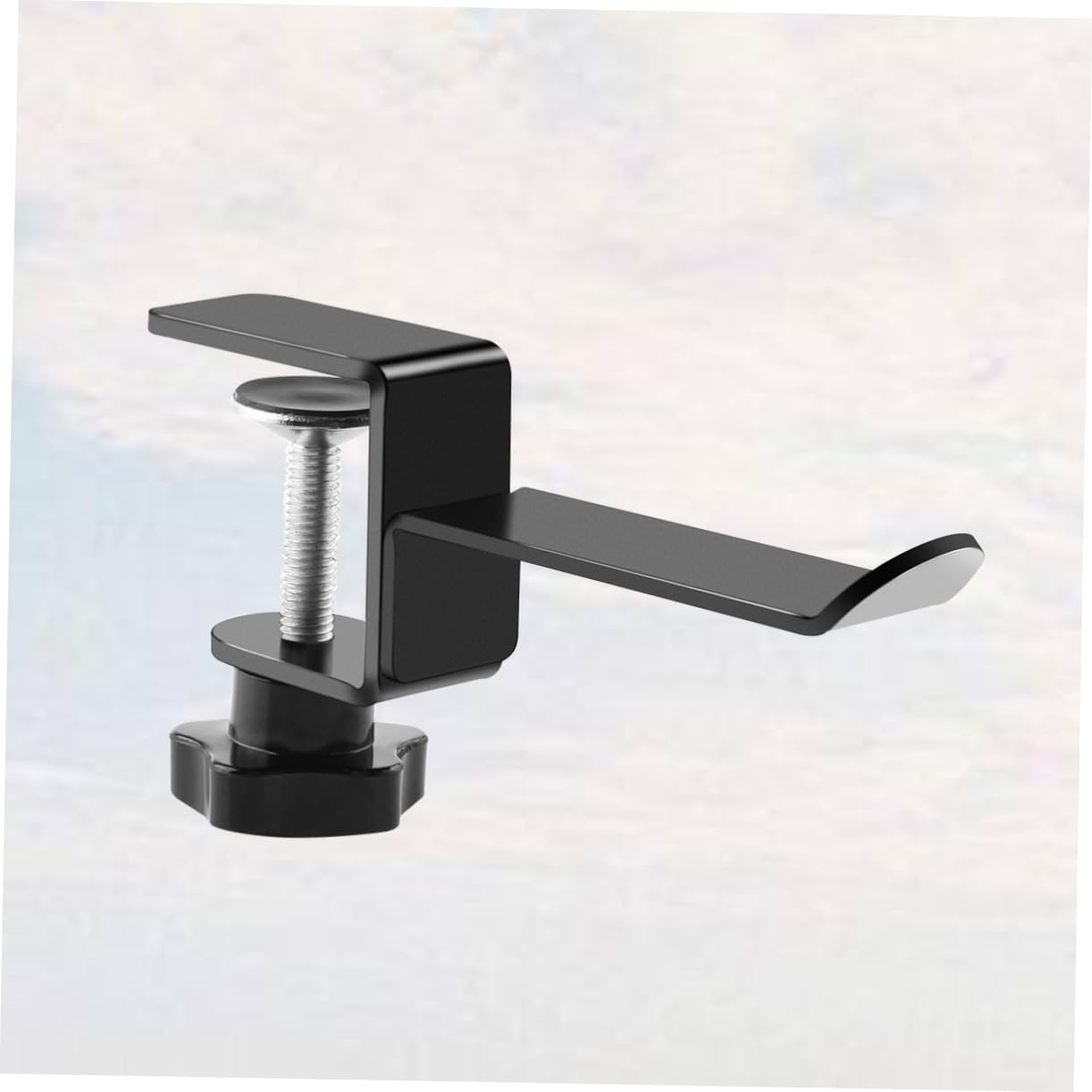 Premium Metal Headphone Stand with Screw Clip - Adjustable Headset Holder for Desk, Gaming & Office Accessories - Durable Earphone Bracket for Home & Studio Use