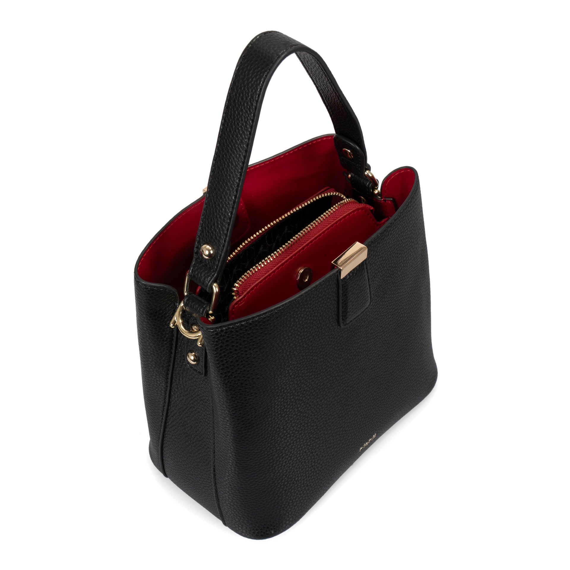 Riona Janis RFID Blocking Pebbled Leather Bucket Bag for Women - Stylish Crossbody Purse for Travel, Shopping & Everyday Use