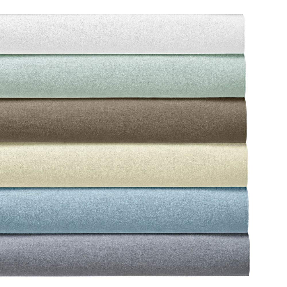 Royal Cotton Flannel Pillowcases Set of 2 - Queen Size for Cozy Bedroom Comfort