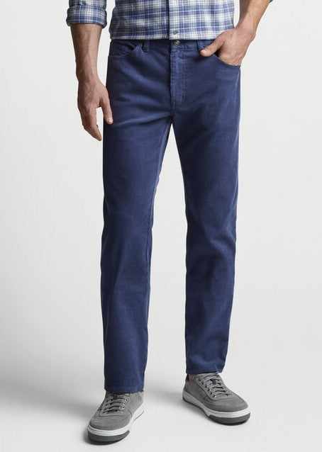 PETER MILLAR Men's 5-Pocket Corduroy Pants - Comfortable & Stylish Casual Trousers for Work, Travel & Everyday Wear
