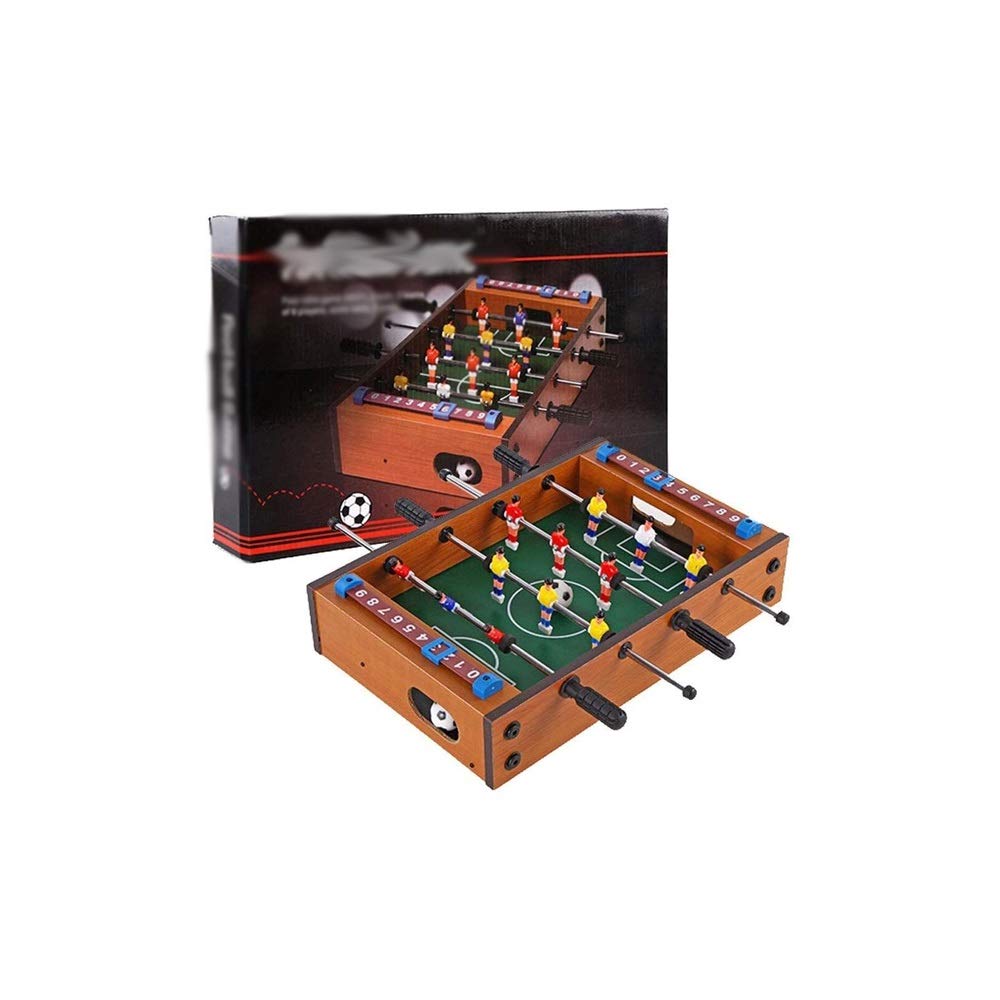 Mini Foosball Table - Portable Tabletop Soccer Game for Kids & Adults - Fun Family Game Night & Party Sports Accessories - Perfect for Indoor Playrooms, Game Rooms & Office Breaks
