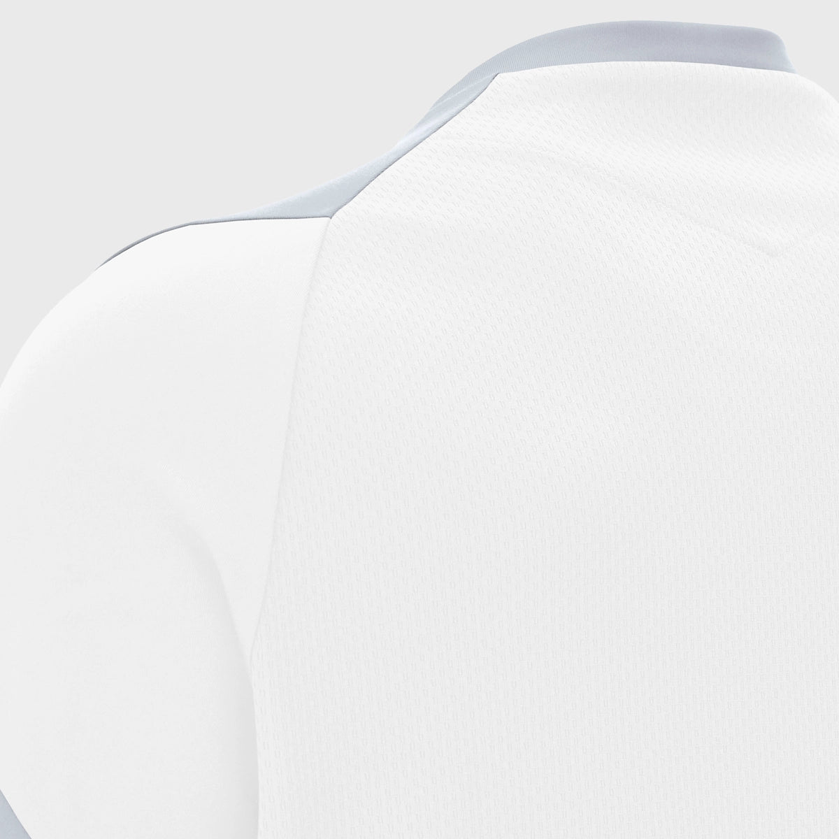Macron Barbarians Rugby Poly Dry Performance Tee - White 2025 | Moisture-Wicking Rugby Shirt for Training & Matches