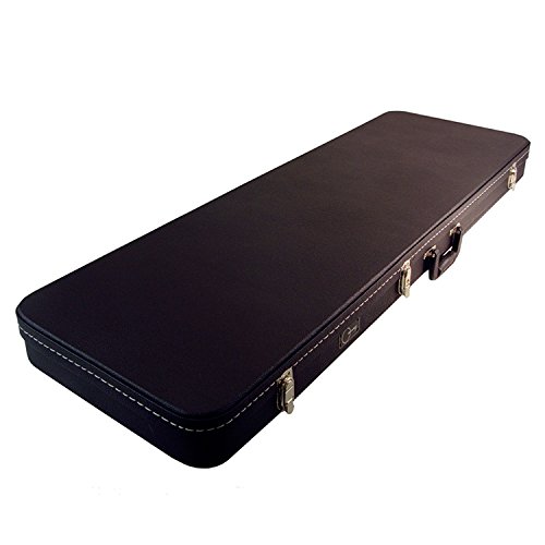 ProRockGear Artist Series Rectangular Electric Bass Guitar Case - Durable Hard Shell Protection for Travel & Stage Performances