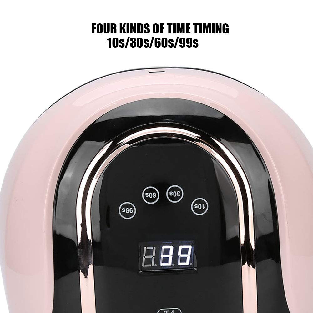 160W UV LED Nail Lamp - Professional Nail Polish Dryer & Gel Curing Light for Manicures | Fast Drying for Acrylic, Gel & Dip Nails | Perfect for Home & Salon Use (US)