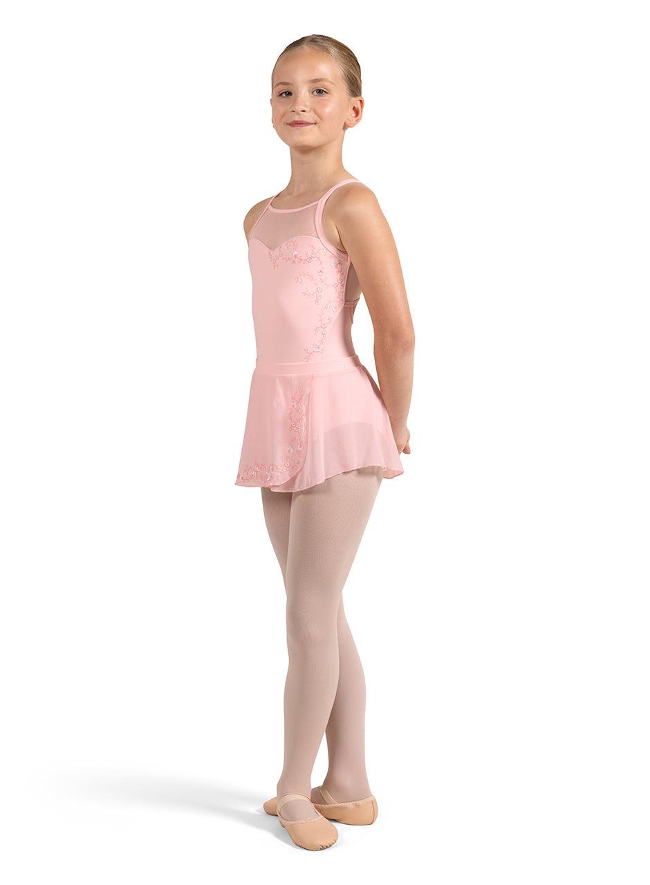 Bloch Girls Marigold Mesh Ballet Skirt for Dance Class & Performance - Lightweight Stretch Tulle Tutu for Ballet, Jazz, Contemporary Dance