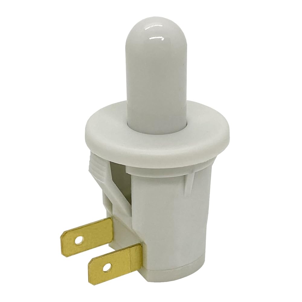 Electrolux Subzero Frigidaire Kenmore Refrigerator Freezer Door Light Switch Replacement Part (297243800) - Compatible with Multiple Models, Durable Accessory for Home Appliance Repair | Perfect for DIY Fixes and Maintenance