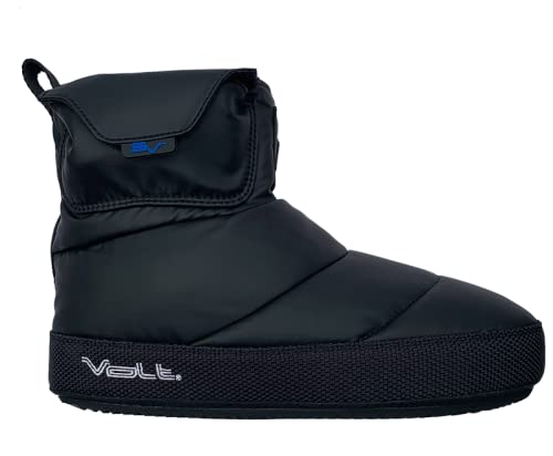 Volt Rechargeable Heated Slippers for Women & Men - Warm Cozy Winter Booties with Adjustable Temperature - Indoor Outdoor Use for Home, Office, Camping & Cold Weather Activities