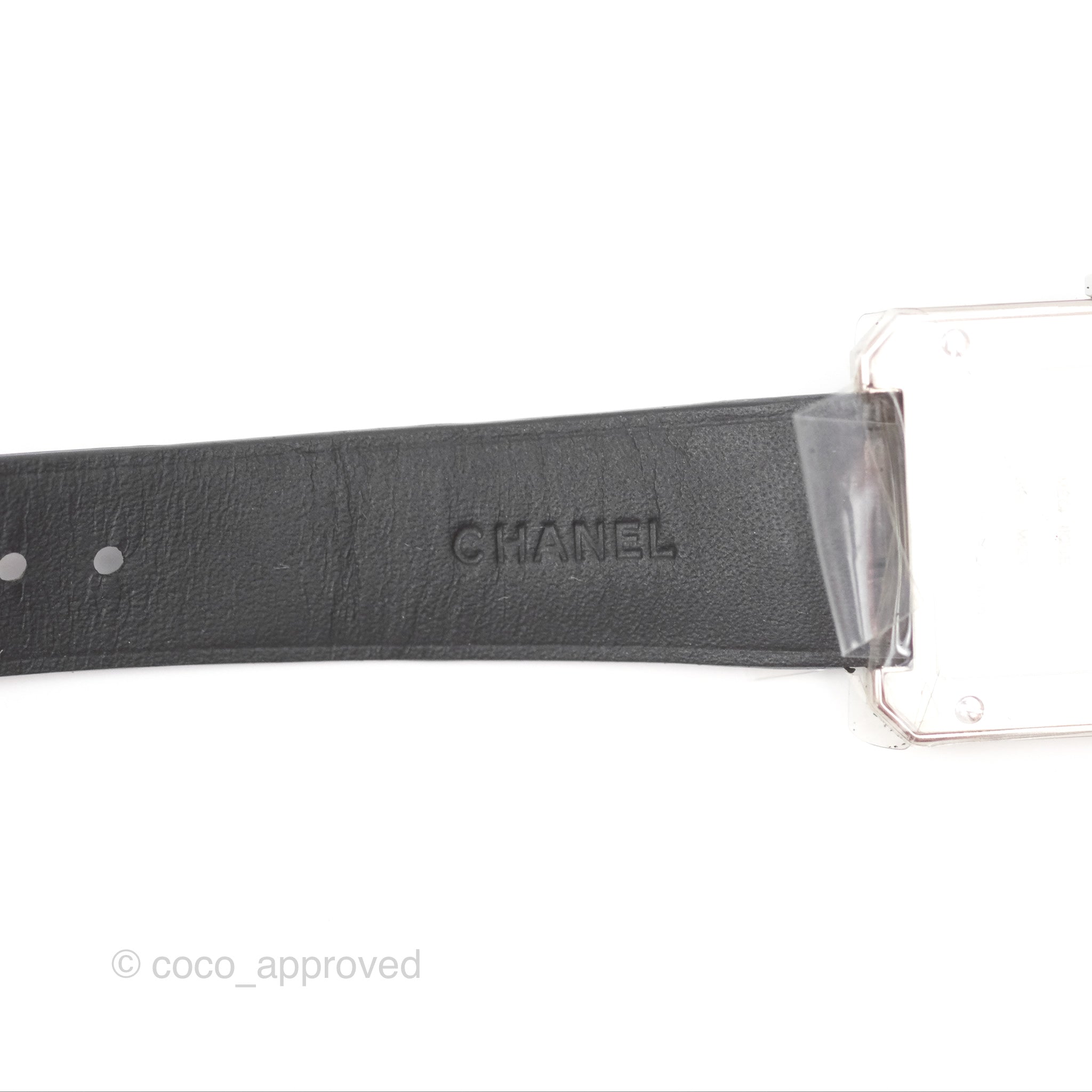 Chanel Boy Friend Watch for Women - Black Leather Strap with Silver-Tone Hardware | Luxury Fashion Watch for Everyday Wear & Special Occasions