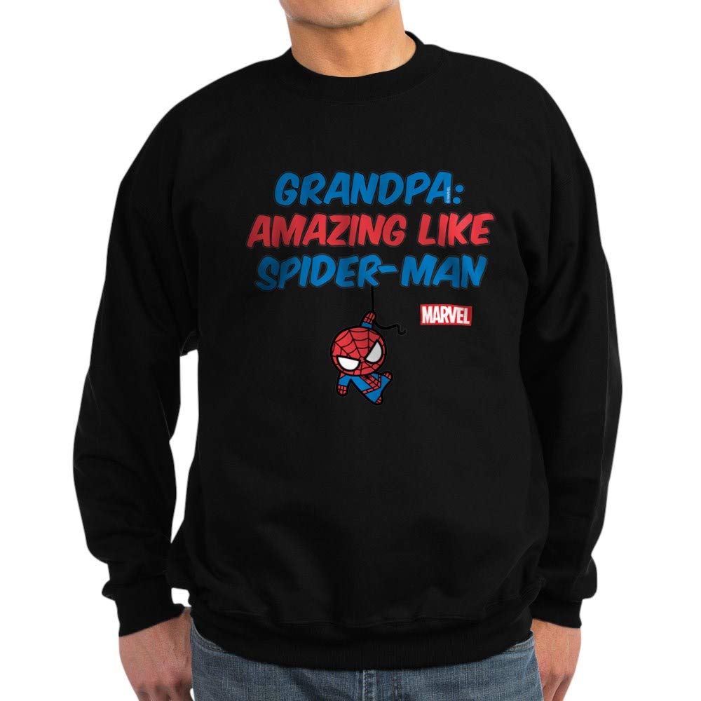 Amazing Spider-Man Grandpa Sweatshirt - Marvel Superhero Graphic Hoodie for Men & Women - Perfect for Family Gifts, Cosplay & Comic Book Lovers