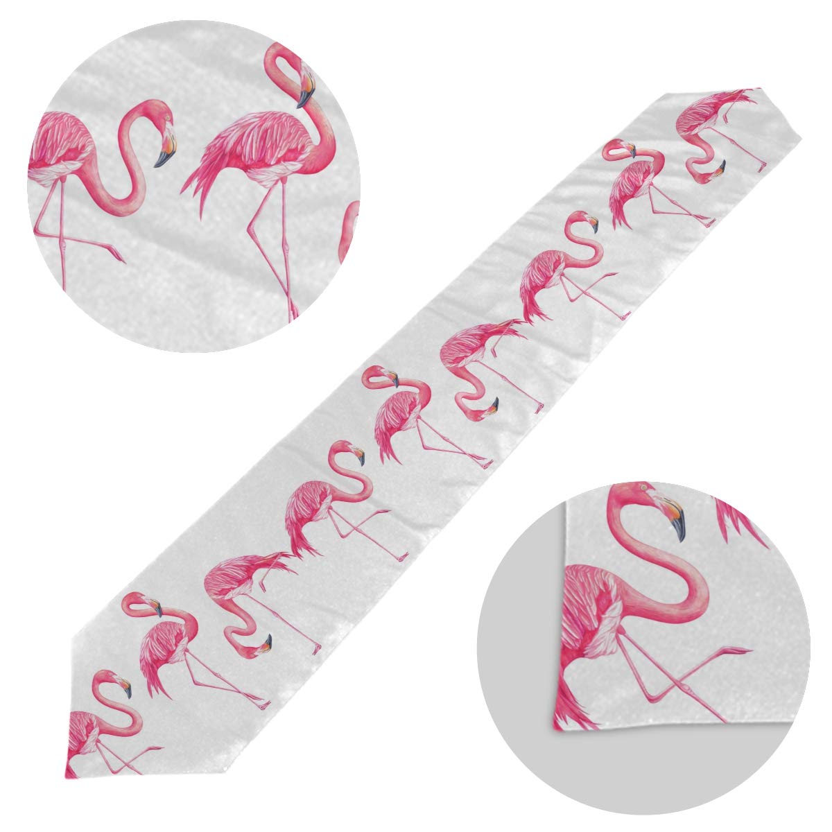 Stylish Pink Flamingo Table Runner 13x70 Inch - Waterproof Polyester Home Decor for Dining Table, Coffee Table - Perfect for Family Dinners, Indoor/Outdoor Parties, Bridal Showers & Summer Decorations