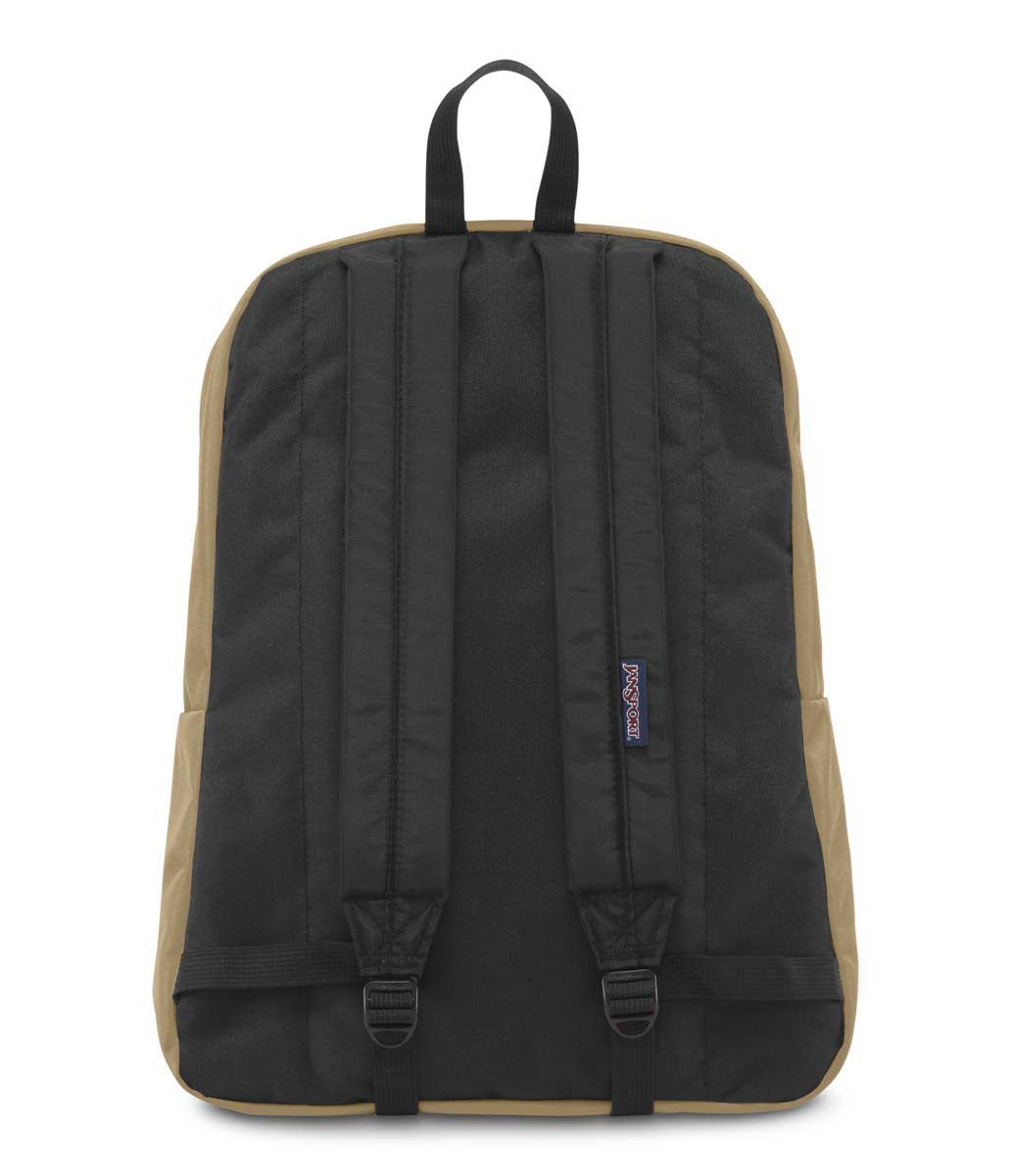 JANSPORT Superbreak Backpack - Lightweight Laptop Backpack for School & Travel, Durable Field Tan Color | Perfect for College Students, Commuters & Outdoor Adventures