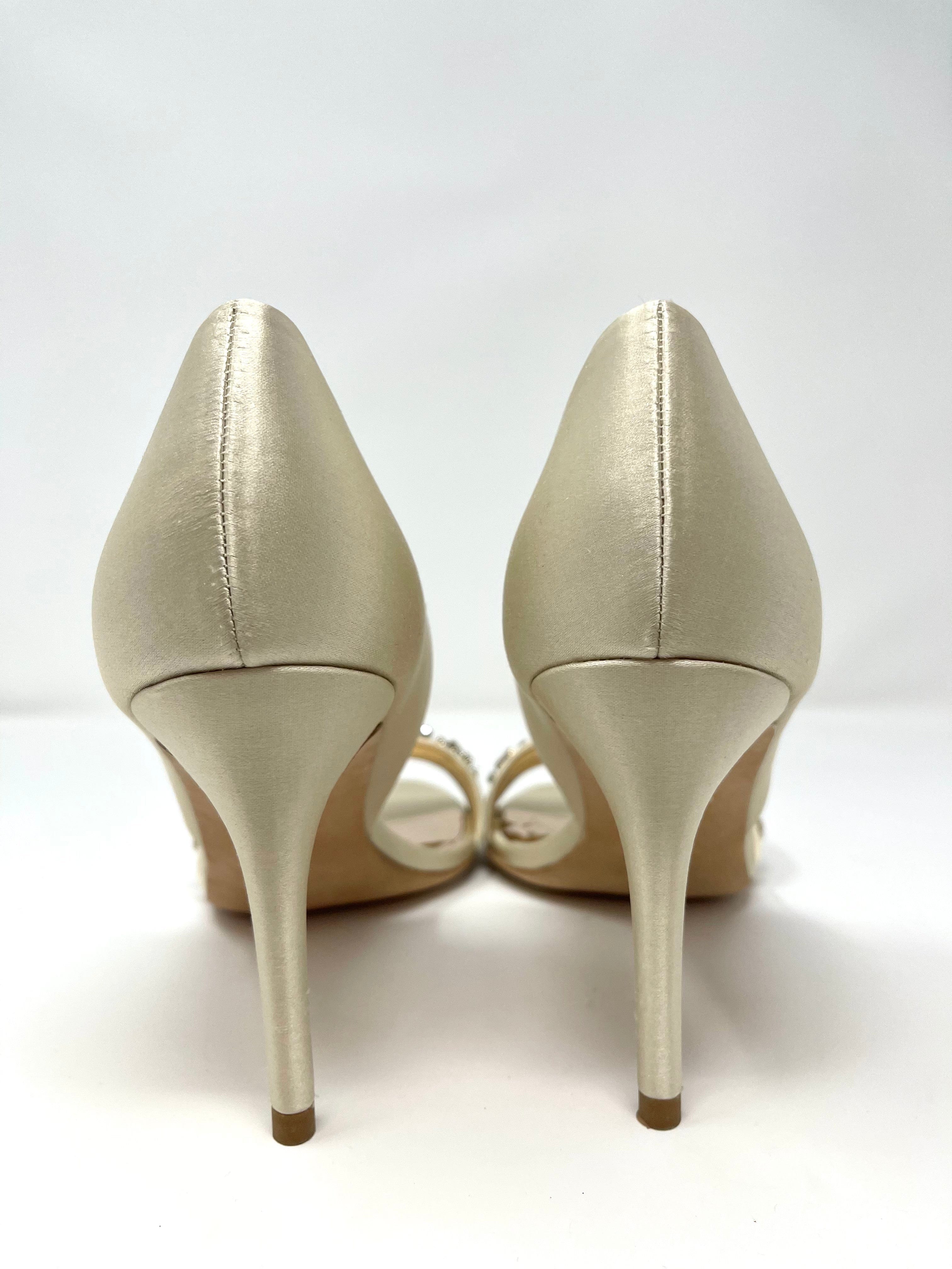Badgley Mischka Ivy Women's Dress Shoes Size 8.5 - Elegant Heels for Weddings, Parties & Special Occasions