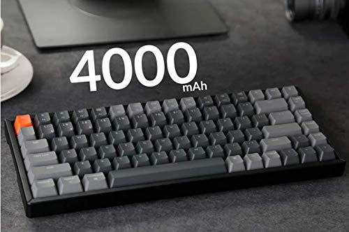 Keychron K2 V2 Wireless Mechanical Gaming Keyboard - 84 Key Compact Bluetooth/USB Wired RGB Backlit with Aluminum Frame | Gateron G Pro Brown Switches | Compatible with Mac & Windows | Perfect for Office Work, Gaming & Programming