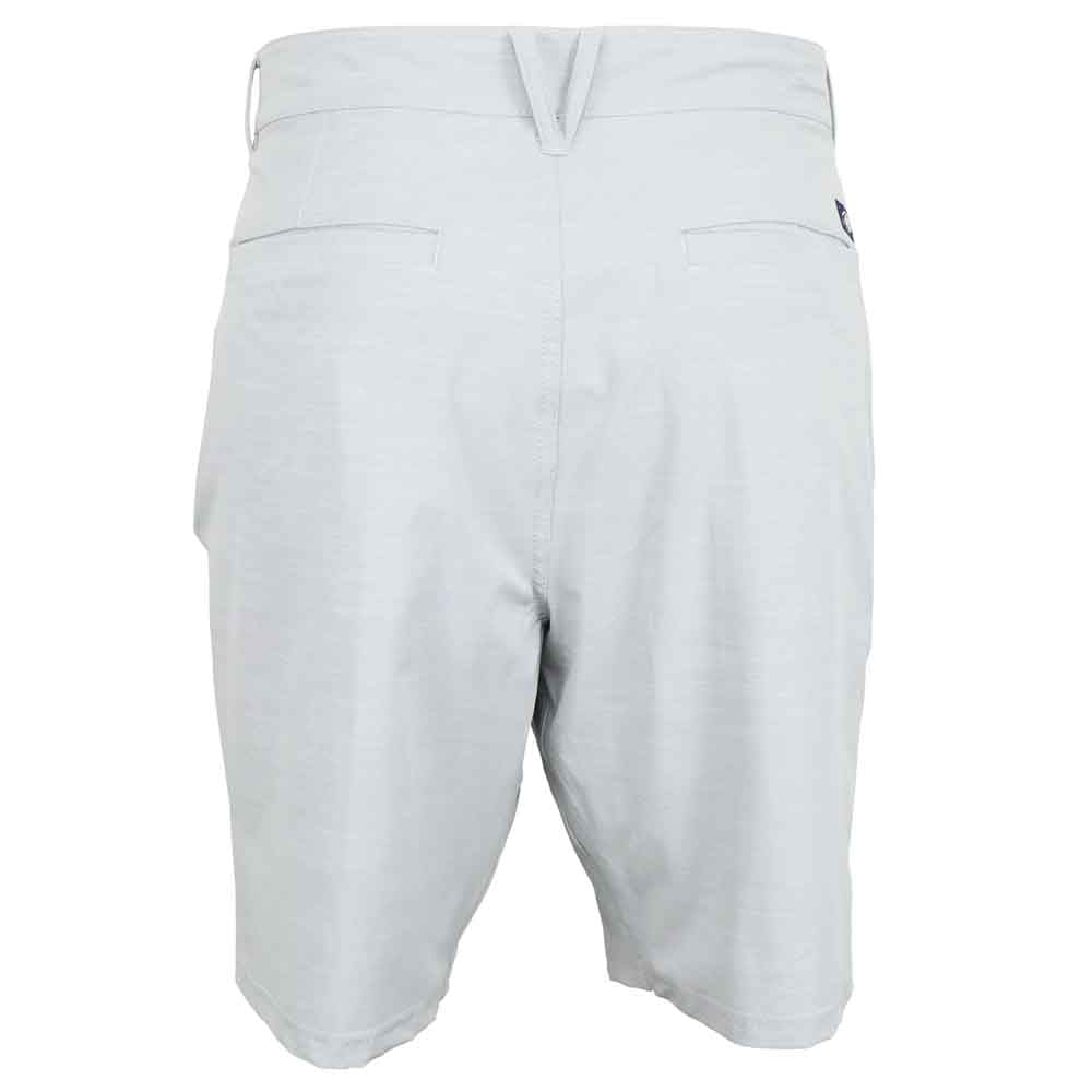 Aftco Light Gray 365 Hybrid Chino Shorts for Men - Comfortable Outdoor & Casual Wear - Perfect for Fishing, Hiking, and Summer Activities