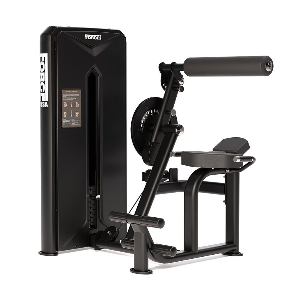 Force USA Solitude Abdominal & Back Extension Machine - Home Gym Equipment for Core Strength Training - Perfect for Home Workouts & Fitness Enthusiasts
