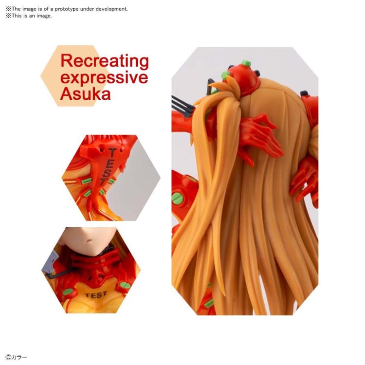 Figure Rise Labo Shikinami Asuka Langley Evangelion Plastic Model Kit - Anime Action Figure Building Set for Collectors & Hobbyists - Perfect for Display, Cosplay & Evangelion Fans