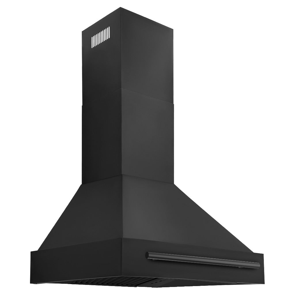 ZLINE Black Stainless Steel Range Hood - 30
