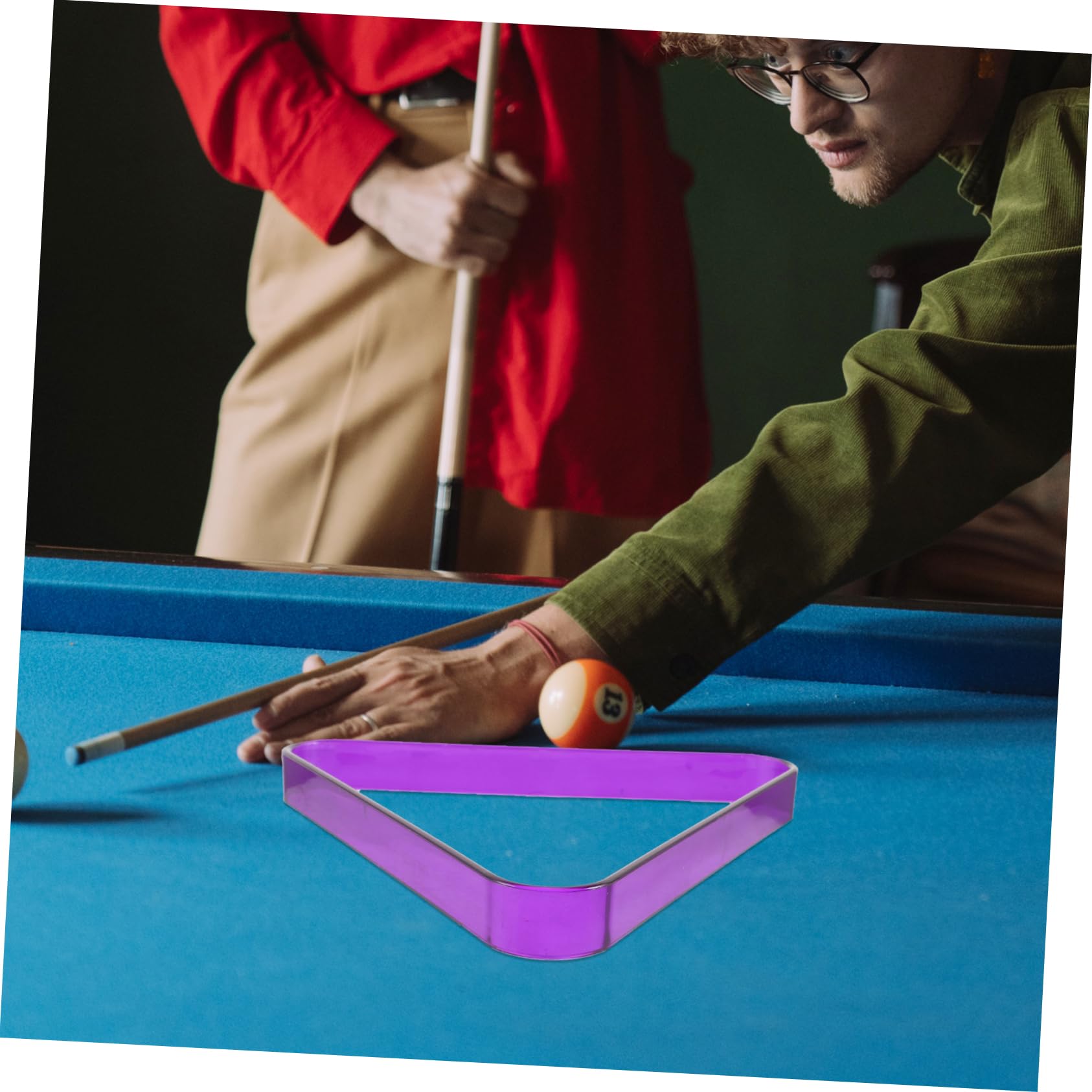 Mini Tripod Pool Table Accessories - Plastic Billiard Ball Holder & Rack for Pool Balls | Perfect for Home Game Rooms, Bars & Pool Halls